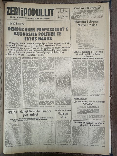 Zëri i Popullit 1995-07-27